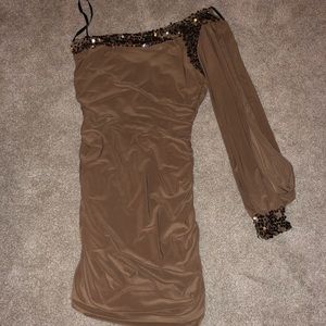 Brown Formal Dress